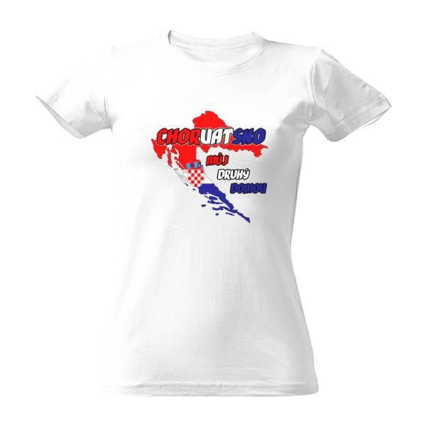 Tričko s potiskem Chorvatsko - můj druhý domov