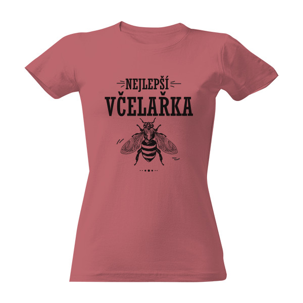 Tričko s potiskem Nejlepší včelařka